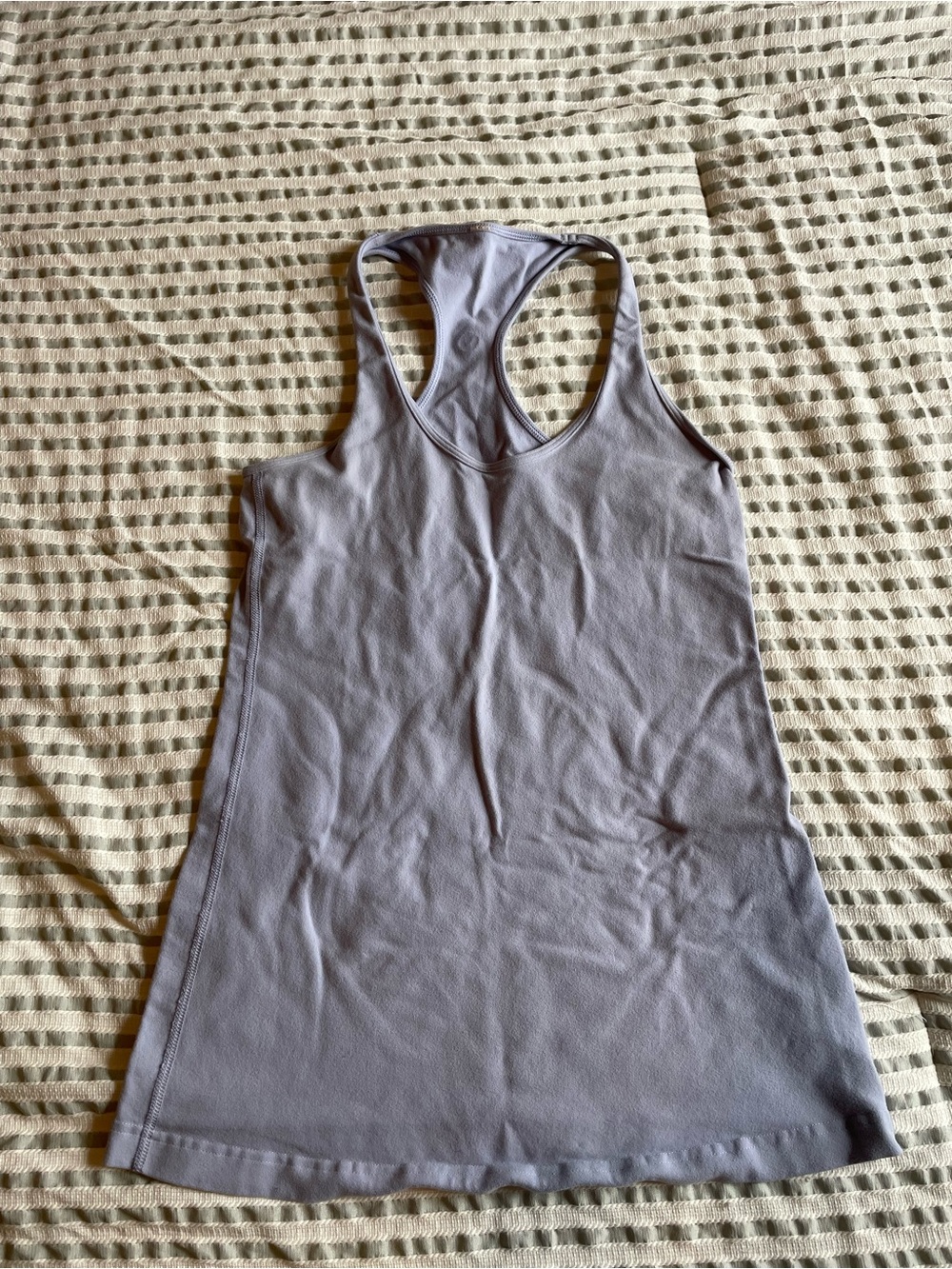 lululemon athletica Lavender Gray Racerback Tank